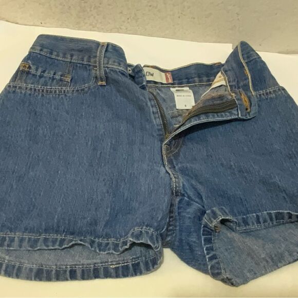 LEVIS - LOW Vtg Dark Blue Jeans Shorts, 9 - Picture 2 of 6